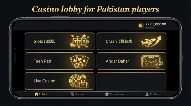 Lobby view of Betwinner for Pakistan users - 4